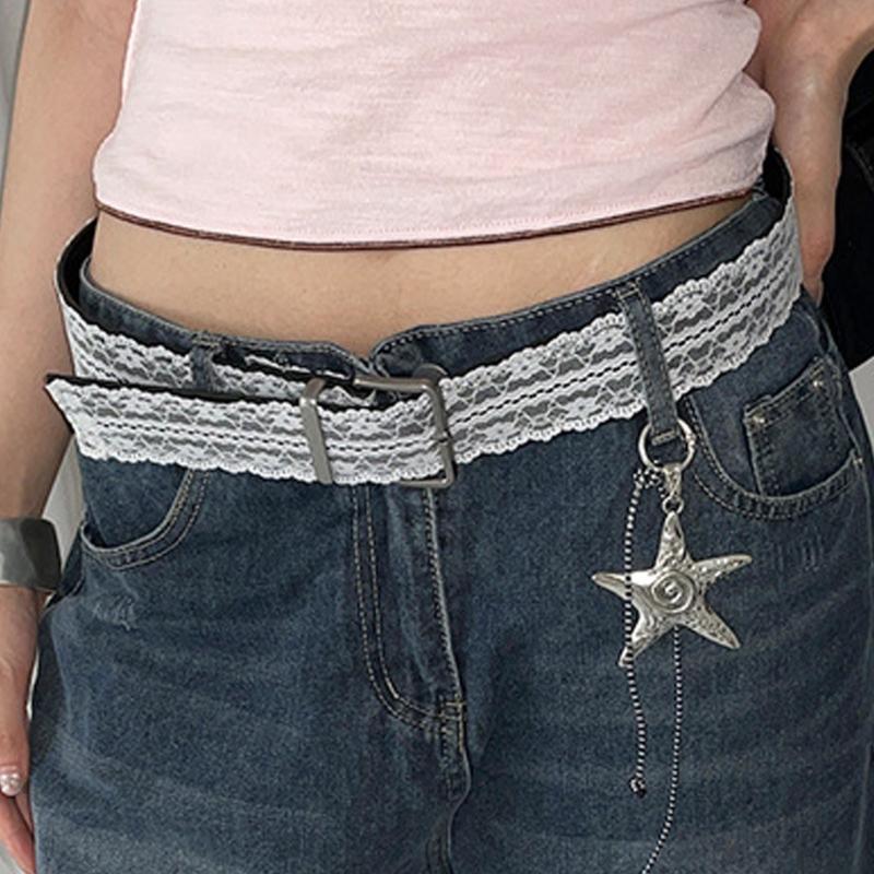 Stretch Lace Belt For Women High Elastic Waistband Adjustable Soft PU Leather No Metal Clasp Design