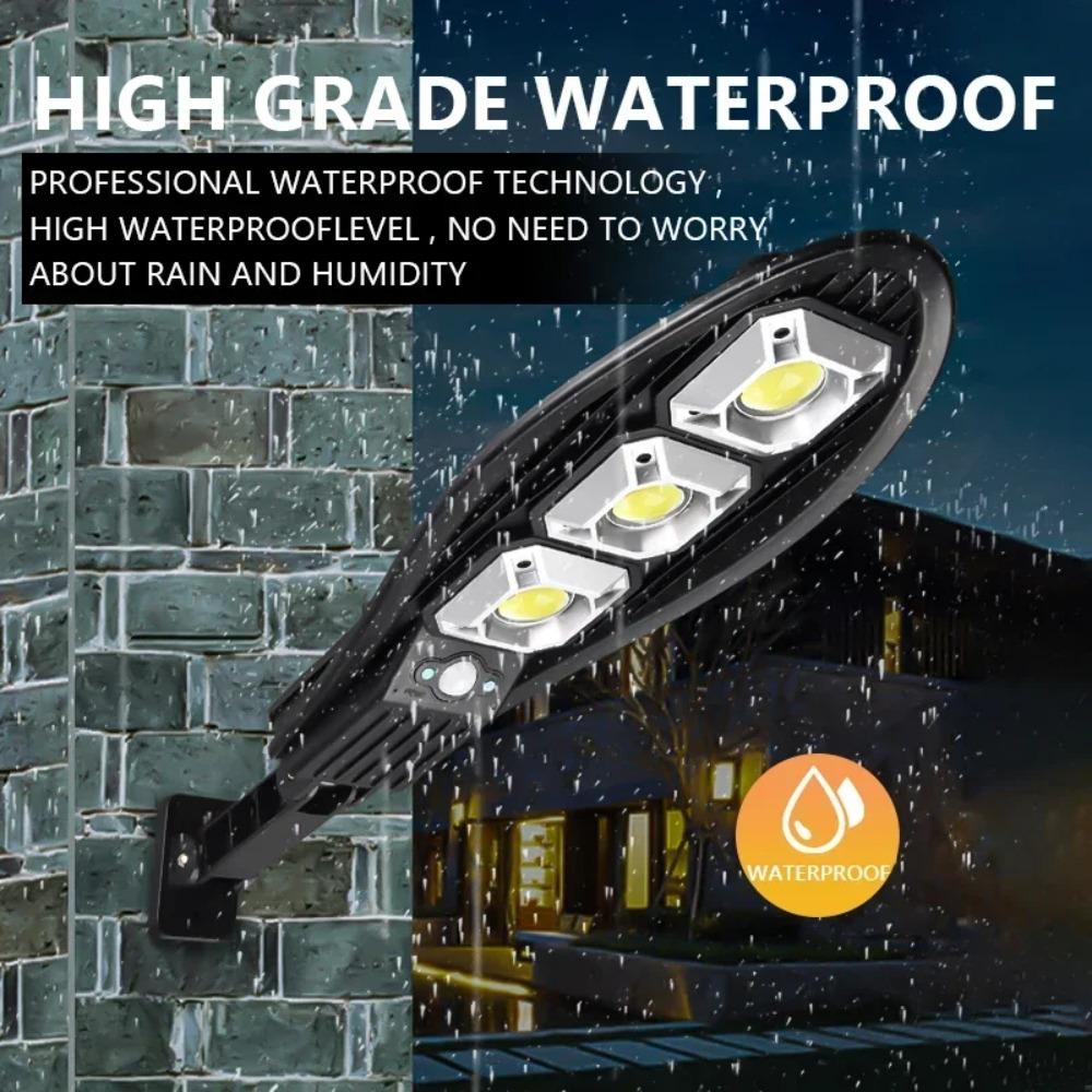 Super Bright Outdoor Solar Lamp 3000mAh IP65 Waterproof Street Lights Motion Sensor Garden Yard Wall Light Human body sensing
