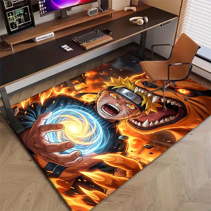 Naruto2Printed Area Rug Carpet for Bedroom Living Room Home Decor Rugs Mat Non Slip Mat Rug for Bedside