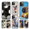 Whimsical French Bulldog Phone Case For for iPhone 17 Air 16 15 14 11 12 13 Pro  MAX Plus Coque Cover Shell