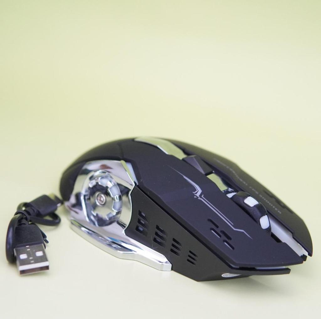 Luminous Rechargeable Silent Wireless Gaming Mouse for PC & Laptop