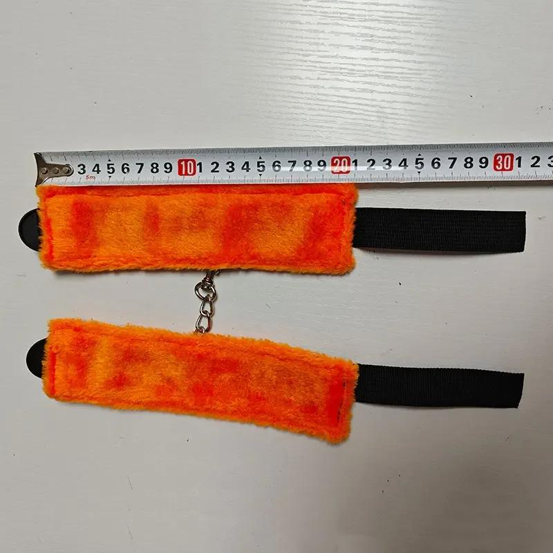 Adjustable Bdsm Sexy Prop Plush Handcuffs Foot Cuffs Bondage Slave Exotic Accessories Sex Toys for Couples Adults Sexy Games
