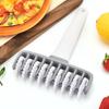 Multifunction 1 Set Pizza Dough Roller Cutter Baking Tool PP Lace Flat Rolling Pin Punch for Restaurant