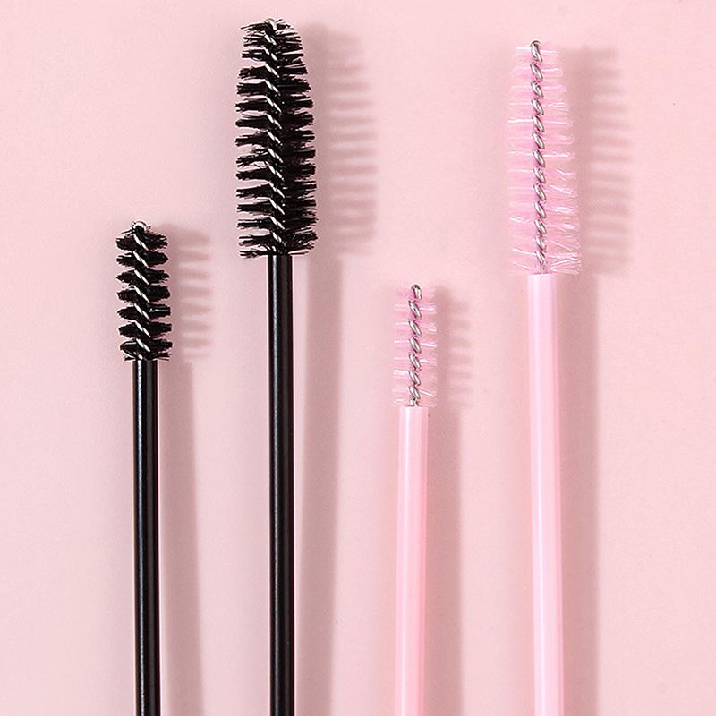 Double-Ended Makeup Eyelash Brushes Disposable Eyelash Brush Plastic Handle Mascara Wand Applicator Lashes Extension Tools