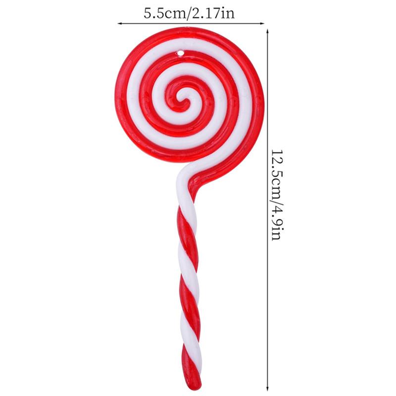 Acrylic Candy Cane Ornaments for Christmas Tree Decoration