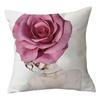 40/45/50cm Sexy Women Print Cushion Cover Decor Sexy Flower Feather Print Sofa Pillowcase Bedroom Home Pillow Case