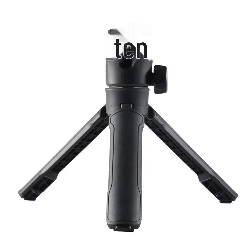 Compact Folding Vlog Selfie Tripod with Telescopic Extension and Handheld/Desktop Options