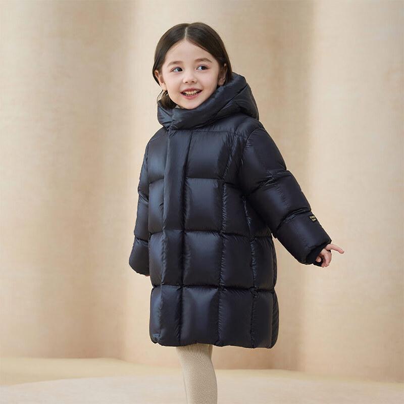Gaofeng Black Gold Kids' Long Puffer Goose Down Jacket 5.0