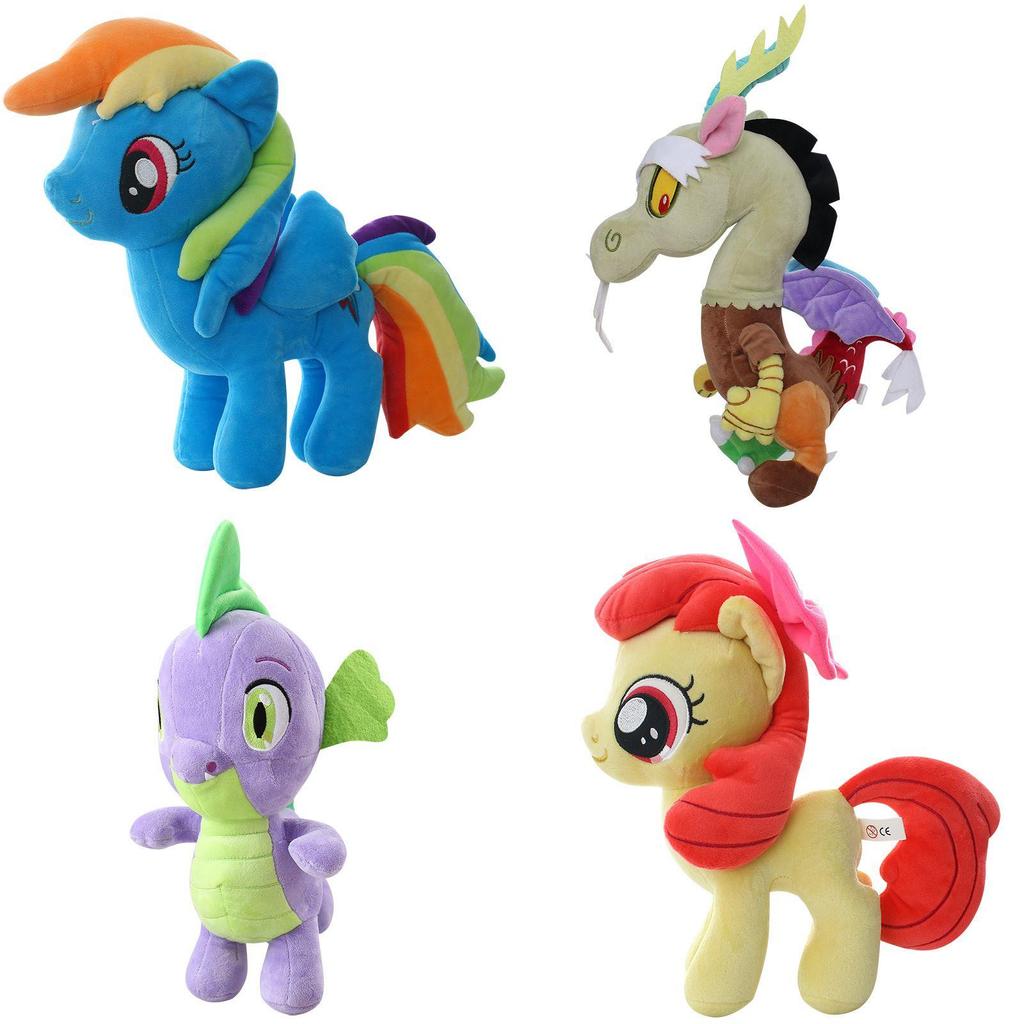 Adorable My Little Pony Plush Toy Spike Twilight Sparkle Soft Doll For Kids' Gifts