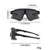 Oversized Sports Goggle Men  New Mirror Outdoor Anti-UV Cycling Sunglasses Women Trendy Windproof Protective Shades