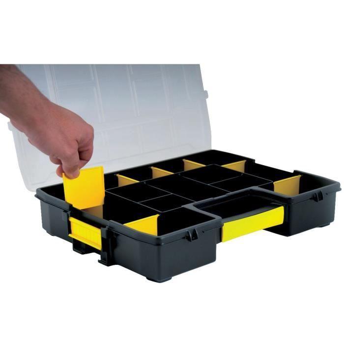 Organizer - Stanley - 1-97-483 - Removable Dividers - 14 Compartments - Sortmaster Junior