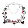 Dangle Charm Bracelets for Women Trendy Goth Egirl Wrist Accessories and Minnie Mouse Bracelet