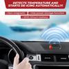 Electromagnetic Car Snow Removal | 2-in-1 Car And - Alarm With Flashing LED Lights | USB Charging | Complete Winter