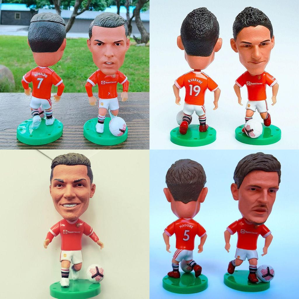 Soccer Player Mini Figures Sports Model Dolls For Home Decoration