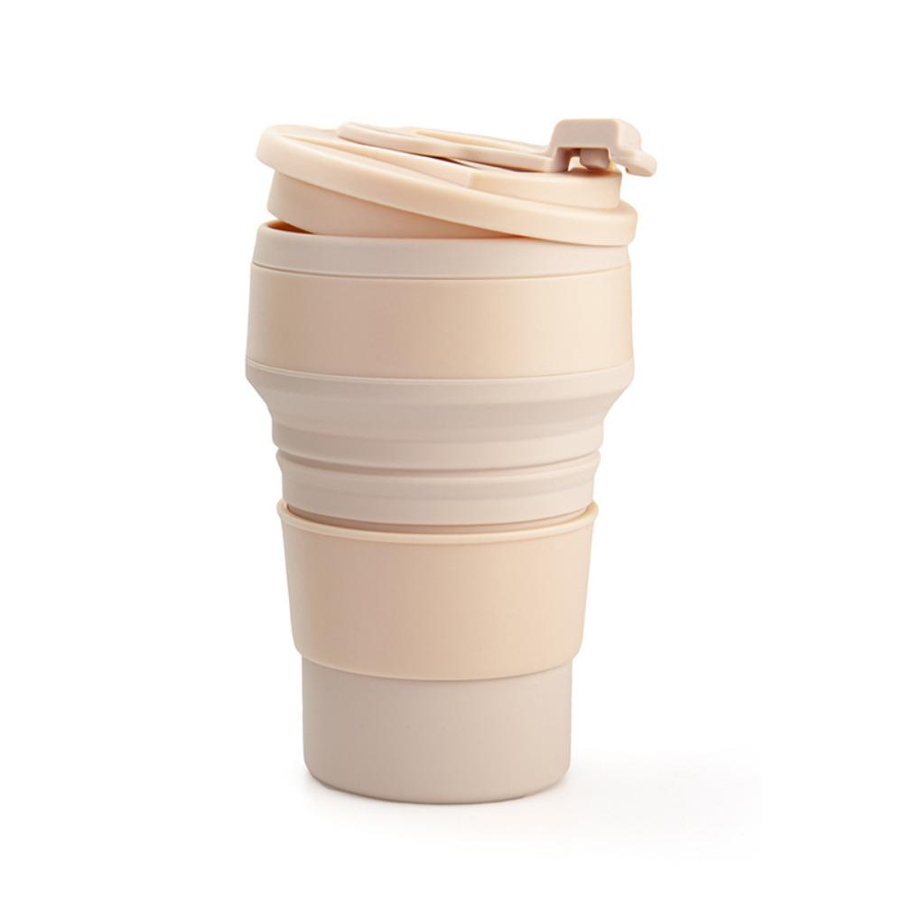 Portable Silicone Collapsible Cup | Creative Travel Folding Mug for Camping & Outdoor | Retractable Rinse Cup