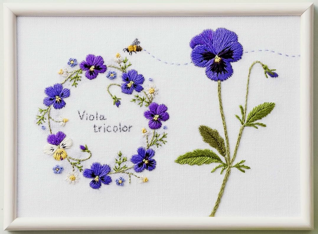 

Lucien Aoki Kazuko Garden Sketchbook (Viola Wreath)