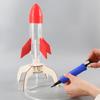 Educational DIY Water Rockets Model Launchers Science Experiment Handcraft Projects With Wooden Materials For Students