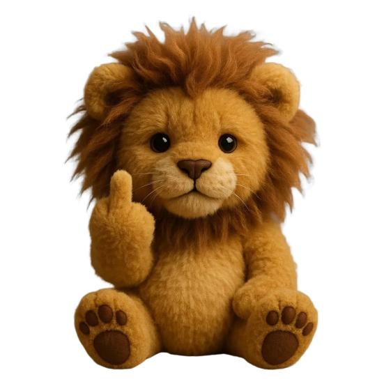 

Игрушка-перевертыш Животное Средний палец Шотландская корова Плюшевая игрушка Набивная Дерзкая Панда Кошка Собака Коллекционная для Дома Офиса Настольный декор