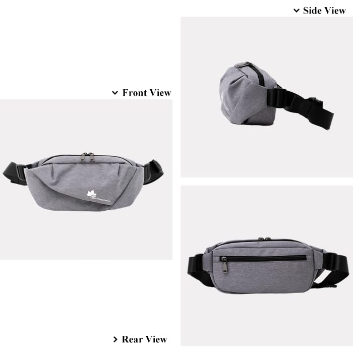 Logo Spark Men's Small, Water-Repellent, Lightweight Hip Bag in Navy