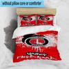 3PCS Football Charlton-Athletic Crest Bedding Set,Including 1pc Duvet Cover And 2pcs Pillowcases Perfect for Bedroom, Dormitory, Fan Christmas Gift