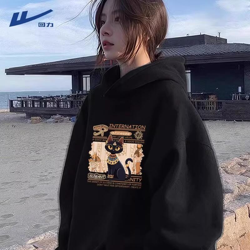 

Женская толстовка с капюшоном и принтом «Воин» 2XL