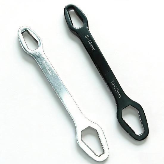 Universal Self Adjusting Wrench 8 22mm Dual-Ended Self-Tightening Multifunctional Wrench Tight Space Sink Plumbing Car Repair Tool Torque Wrench