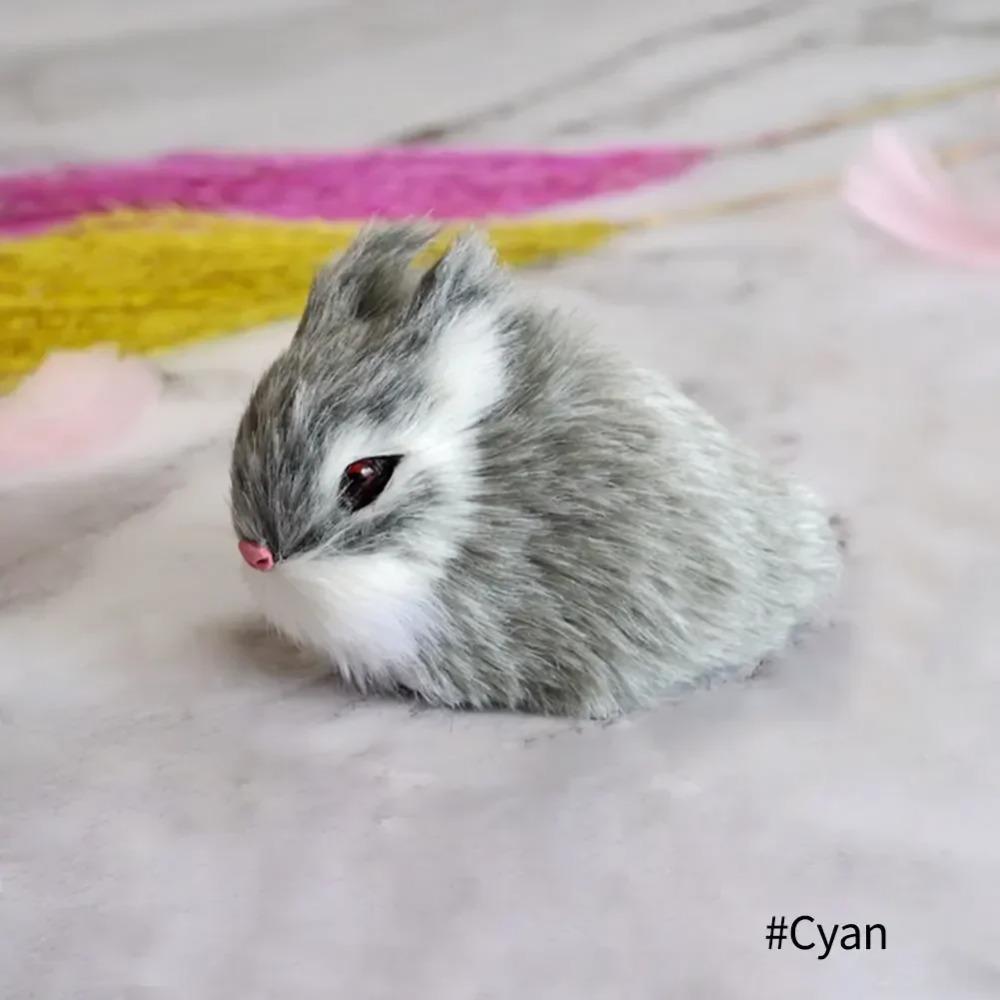 Simulazione Pulcino Coniglio Peluche Giocattolo Bambini Cognizione Pollo Modello Figurina Realistico Animale Peloso Bambola Pollo Regalo di Pasqua