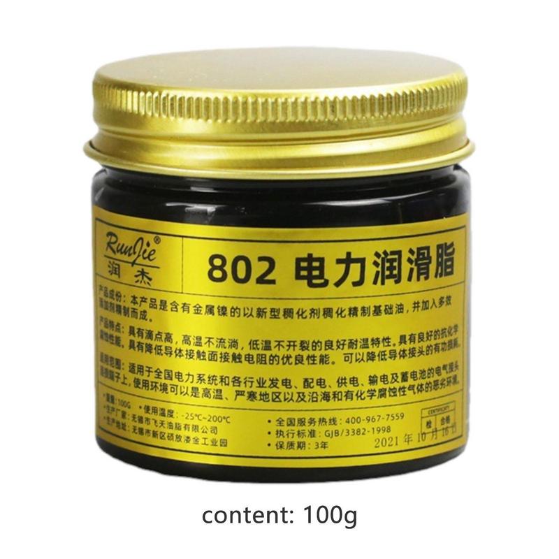100ml mazivo na elektrické kontakty Dielektrické mazivo Mazací vlastnosti Vysoký bod skápnutí pro rozvod energie