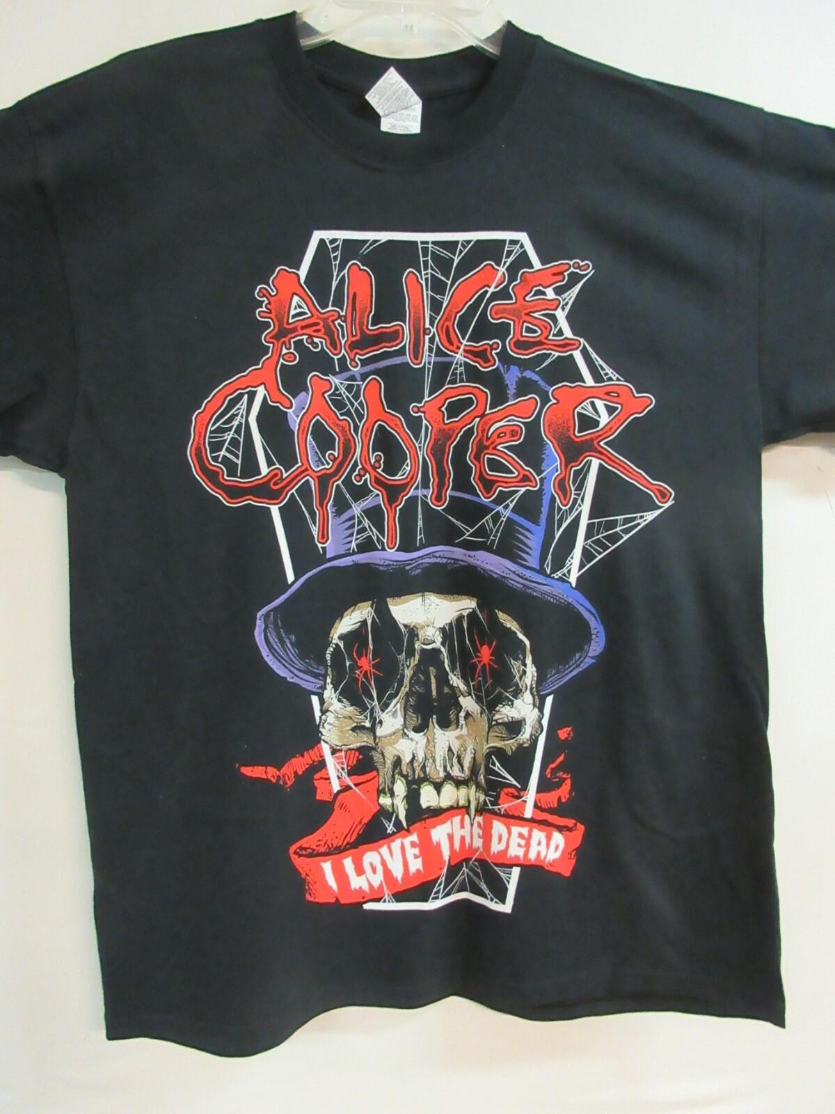 ALICE COOPER OFFICIAL MERCH I LOVE THE DEAD BAND CONCERT MUSIC T- LARGE Unisex T-Shirt XXL