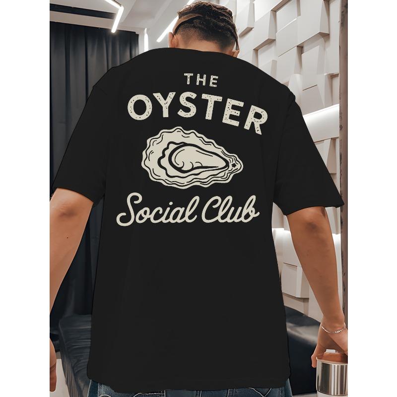 

Men S T-Shirts from The Oyster Social Club, Featuring Back Prints, Designed for Basketball Practice. Making Them a Summer Wardrobe Essential 4XL