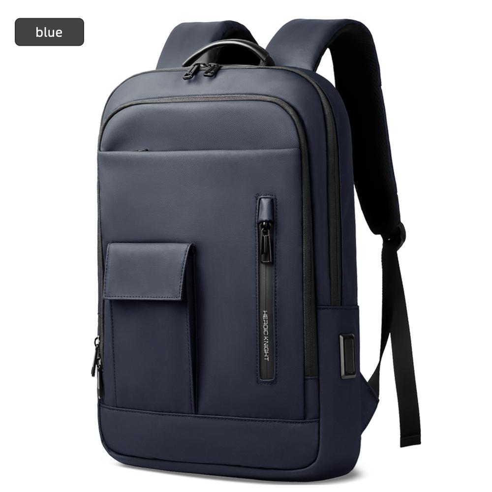 HK Slim 15.6'' Laptop Backpack Men's Business Backpacks with USB Port Lightweight Work Bag for College Daily Travel Back Pack