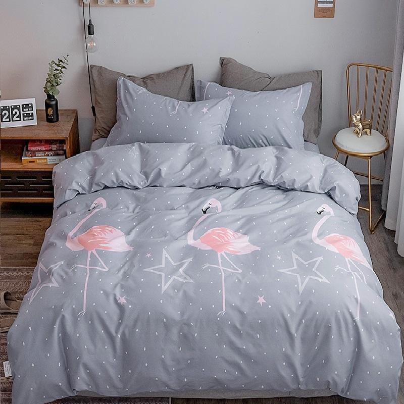 Thickened three piece and four piece bedding sets