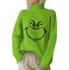 Julegensere for kvinner Strikkegenser Søt skjorte Høst Turtleneck Pullover Topper