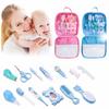 13Pcs/Set Hair Wash Brush Newborn Care Essentials Nasal Aspirator Baby Grooming Kit  Baby Care
