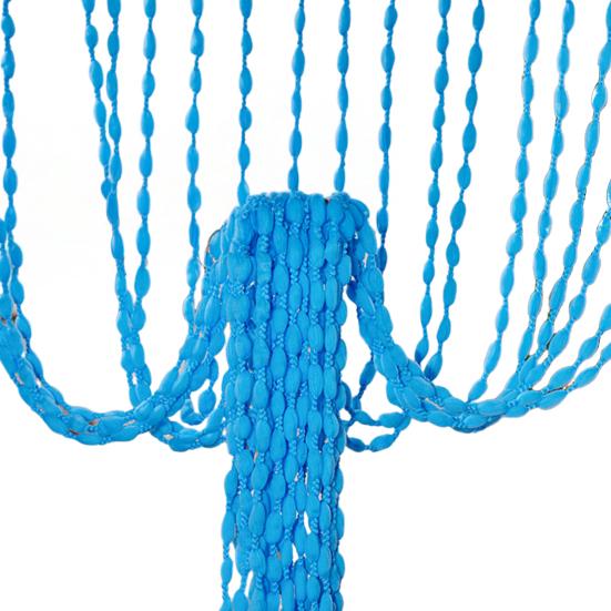 Door Curtain Beaded String Tassel Glitter String Curtains Room Dividers Curtain 100x200cm Lantern Shapes Door Curtain for Living Room Bedroom Closet