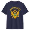 T-shirt Harajuku Spiaggia Bandiera Montenegro Magliette Novità 100% Cotone T-shirt Per Unisex Fantastica Maglietta a Maniche Corte