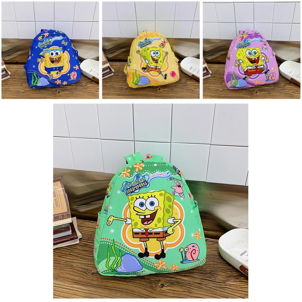 Zaino Cartoon per Bambini Con Patrick Stella Spongebob Sport Surf Mangiare Popcorn Stampato Per Bambini dell'Asilo