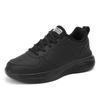 Leather Waterproof Shoes, Black Soft-soled Casual Sports Shoes, Sports Lightweight, Comfortable and Non-slip Shoes, Spring and Autumn