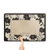 American Style Imitation Cashmere Irregular Floor Mat - Water Absorbent, Dirt Resistant for Bathroom and Kitchen Hallway.