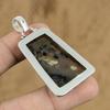 Natural Honey Dendrite Opal Gemstone Pendant 925 Sterling Silver For Women