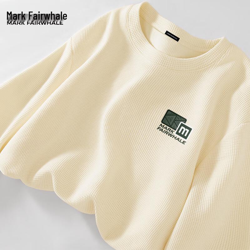 Mark Fairwhale Men s Heavyweight Waffle Knit Long Sleeve T-Shirt L