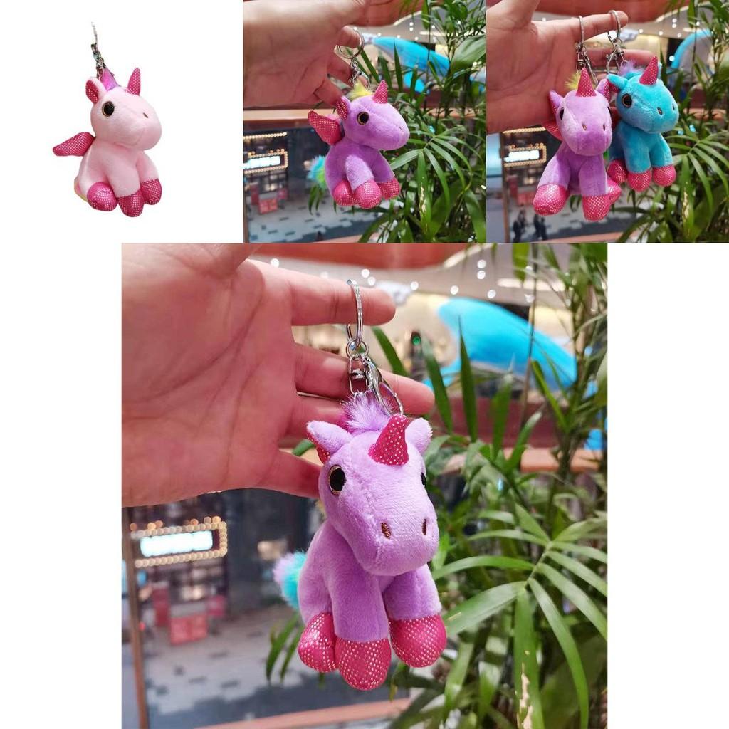 Soft And Cuddly Unicorn Plush Keychain Cute Animal Figurine For Bag Accessories