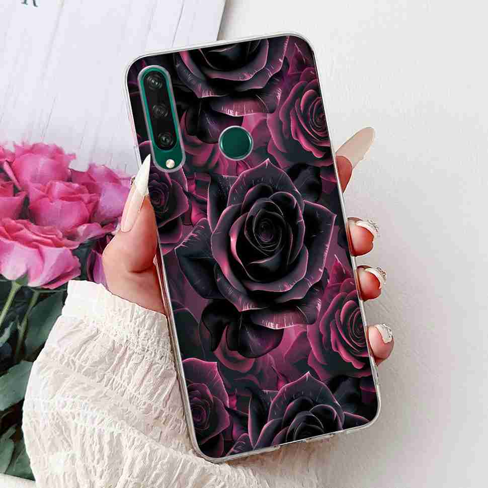 For Huawei Y6p Case Popular Painted Cover Soft Silicone Phone Case For Huawei Y 6p Y6p Y 7p Y7p Back Cover Bumper
