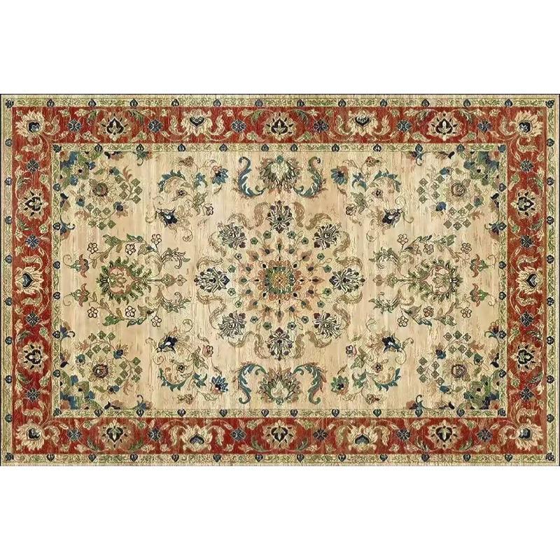 Retro Ethnic Carpets Turkish Persian Rug for Living Room Bedside Bedroom Vintage Floor Mat Entrance Doormat Carpet Large Rug