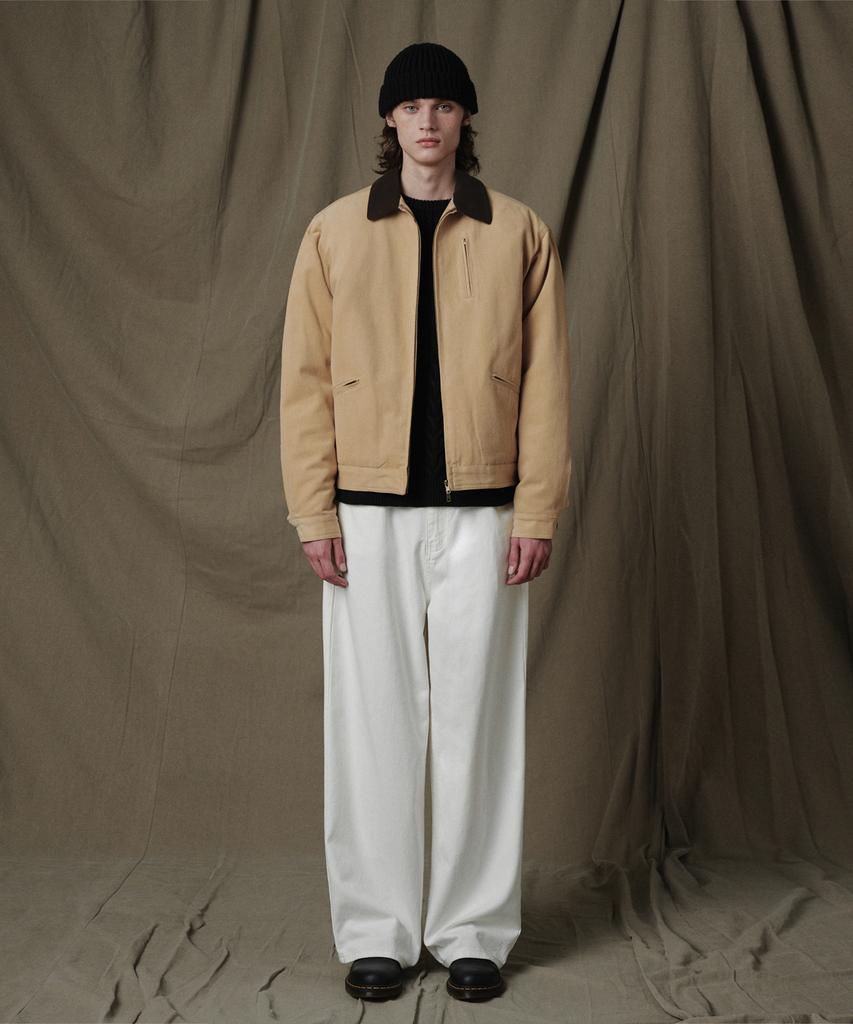 Glw Heavyweight Padded Work Jacket Beige