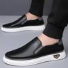 Men's Handmade Leather Shoes Luxury Casual Shoes White Male Loafers Moccasins Office Formal Flats Outdoor Slip on Shoes for Men