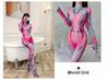 Costume da Cosplay di Daji di Halloween: Tuta nera da donna Spiderman, Costume di Asuka da Overwatch