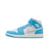 Air 1 Mid Dark Powder Blue Women Sneakers Summit-Grey White BQ6472-400