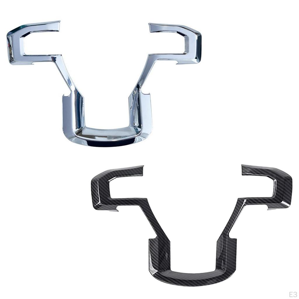 Steering Wheel Panel Cover Car Frame High Performance Easy Installation