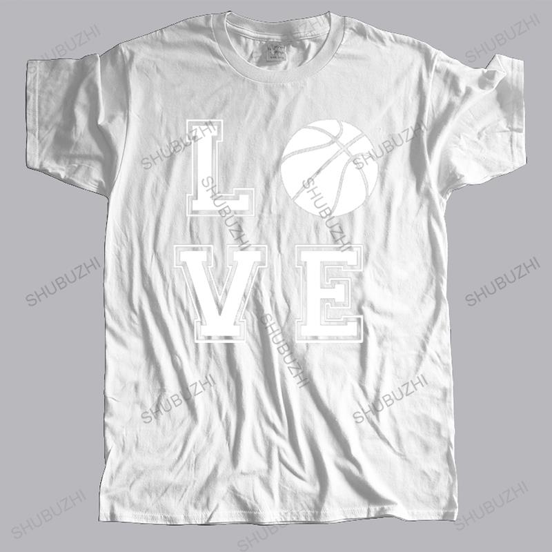 Love Basketballer Gift Idea for Basketballer Fans Cool TShirt Novelty Unisex Unisex Loose T Shirt Print Cotton Short Sleeve